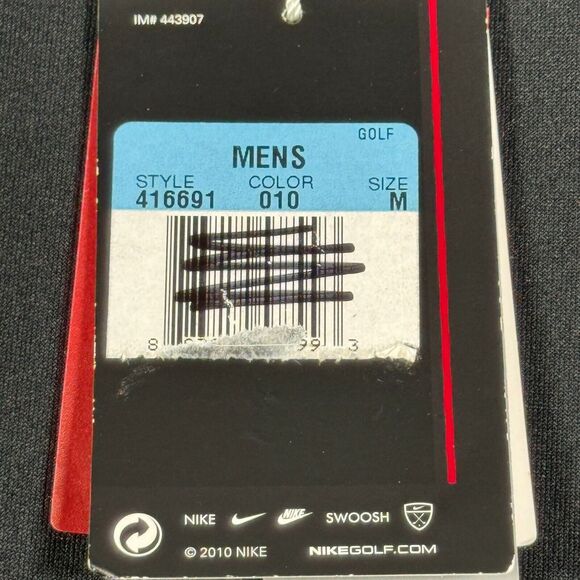 Nike Tiger Woods Storm Fit Jacket Mens M Gray Plaid Full Zip Wind Rain Golf NEW - Picture 10 of 14